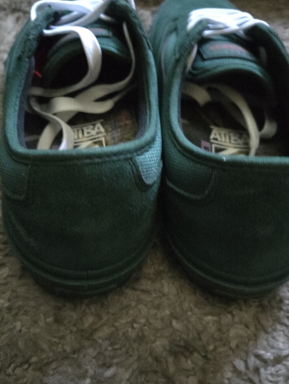 Vans X Atiba Professional Skate Curren Caples Women 8 Emerald Green Suede 062026 - Picture 8 of 10